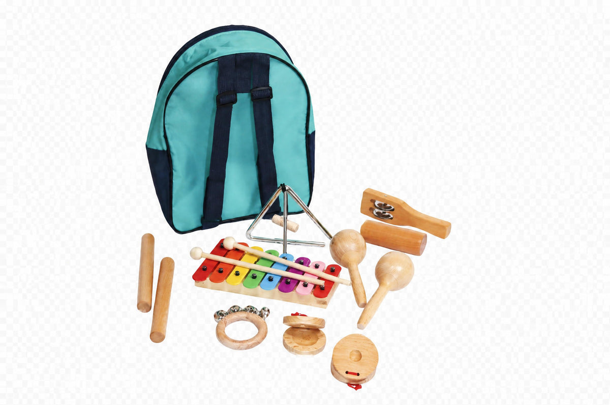 7 Pieces Children's Gift Percussion Music Instrument Kit