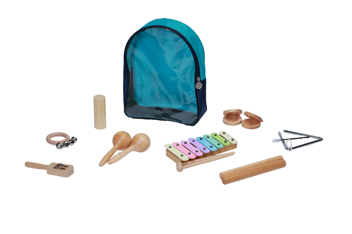 7 Pieces Children's Gift Percussion Music Instrument Kit